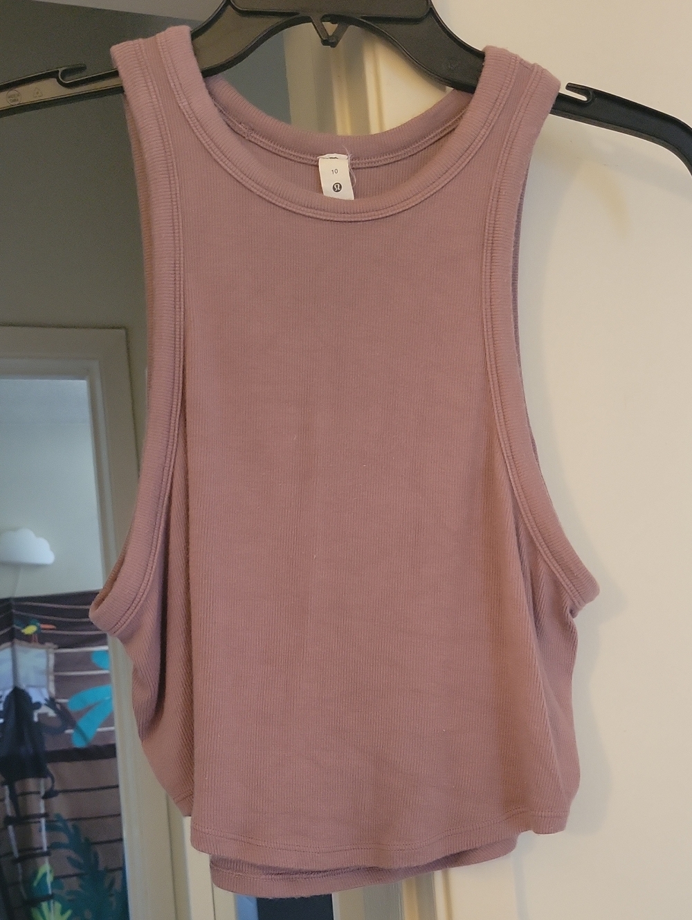 lululemon athletica Ribbed Tank Top in Mauve Pink
